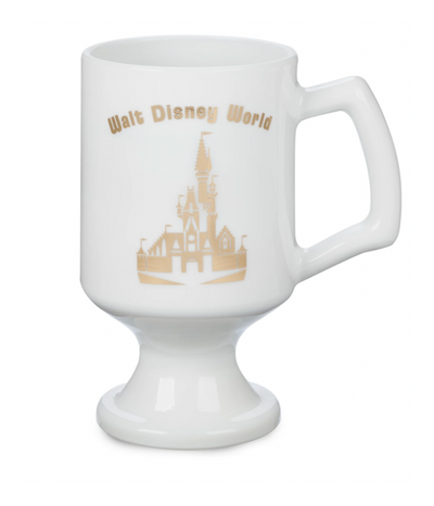 Disney Parks WDW 50th Magical Celebration Cinderella Castle Vault Footed Mug New