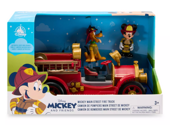 Disney Parks Mickey Mouse and Friends Main Street Fire Truck Toy New with Box