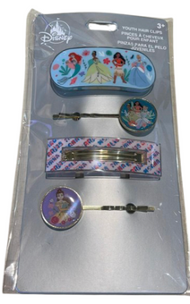 Disney Parks Princess Hair Accessory Clip Set New With Tag