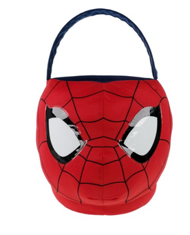 Disney Marvel Spiderman Halloween Easter Plush Treat Bucket Carrier New With Tag