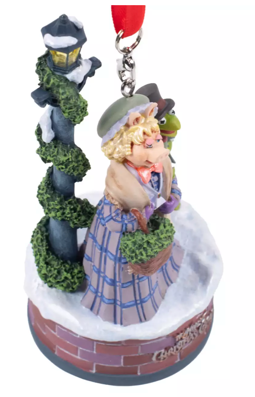 Disney Kermit and Miss Piggy Sketchbook Ornament The Muppet Christmas Carol New