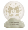 Hallmark Valentine Disney Mickey and Minnie Moon Figurine with Light New Tag