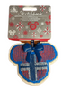 Disney Parks Epcot Norway Flag Mickey Icon Disc Sketchbook Ornament New W Tag