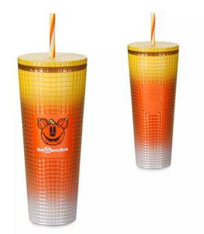 Disney Parks Halloween 2024 Mickey Candy Corn Starbucks Tumbler WDW New With Tag