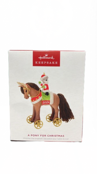 Hallmark 2024 Keepsake A Pony for Christmas Ornament New with Box