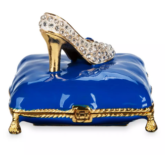 Disney Parks Cinderella Slipper Trinket Box by Arribas Brothers New with Box