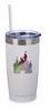 Disney Parks Fantasyland Castle Stainless Steel Tumbler with Straw New with Tag