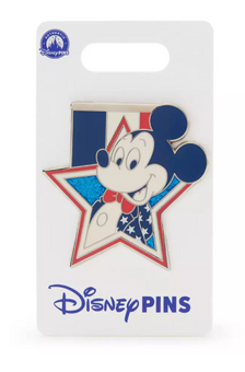 Disney Parks Mickey Mouse Americana Pin New With Tag