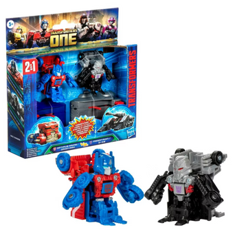 Transformers One Optimus Prime vs. Megatron Action Figure Set 2pk Toy New W Box