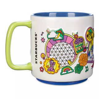 Disney Starbucks Walt Disney World Ceramic Coffee Mug New with Box