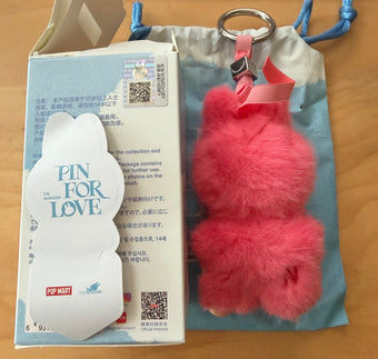Pop Mart Labubu The Monsters Pin for Love Letter N Plush Keychain USA New
