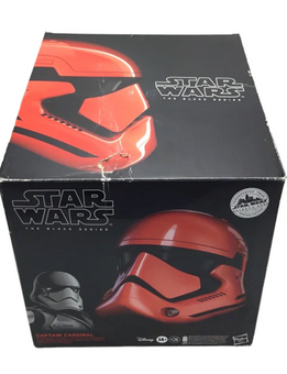 Disney Parks Star Wars Black Series Galaxy Edge Captain Cardinal Helmet New Box