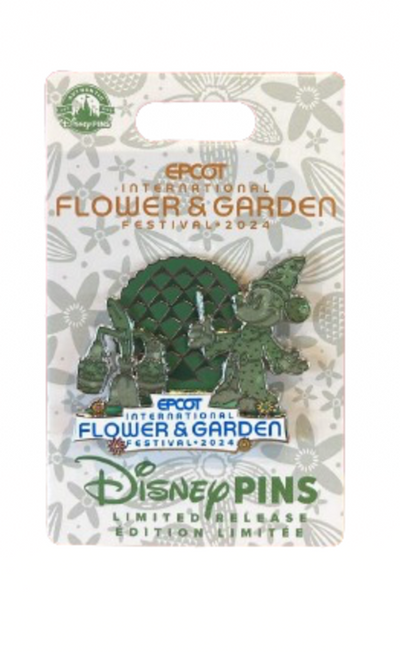 Disney Epcot Flower and Garden Festival 2024 Mickey Fantasia Topiaries Pin New