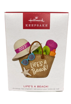 Hallmark 2023 Keepsake Life's a Beach! Christmas Ornament New with Box