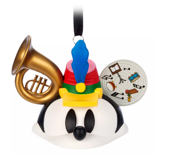 Disney Parks Mickey The Band Concert Ear Hat Christmas Ornament New with Tag