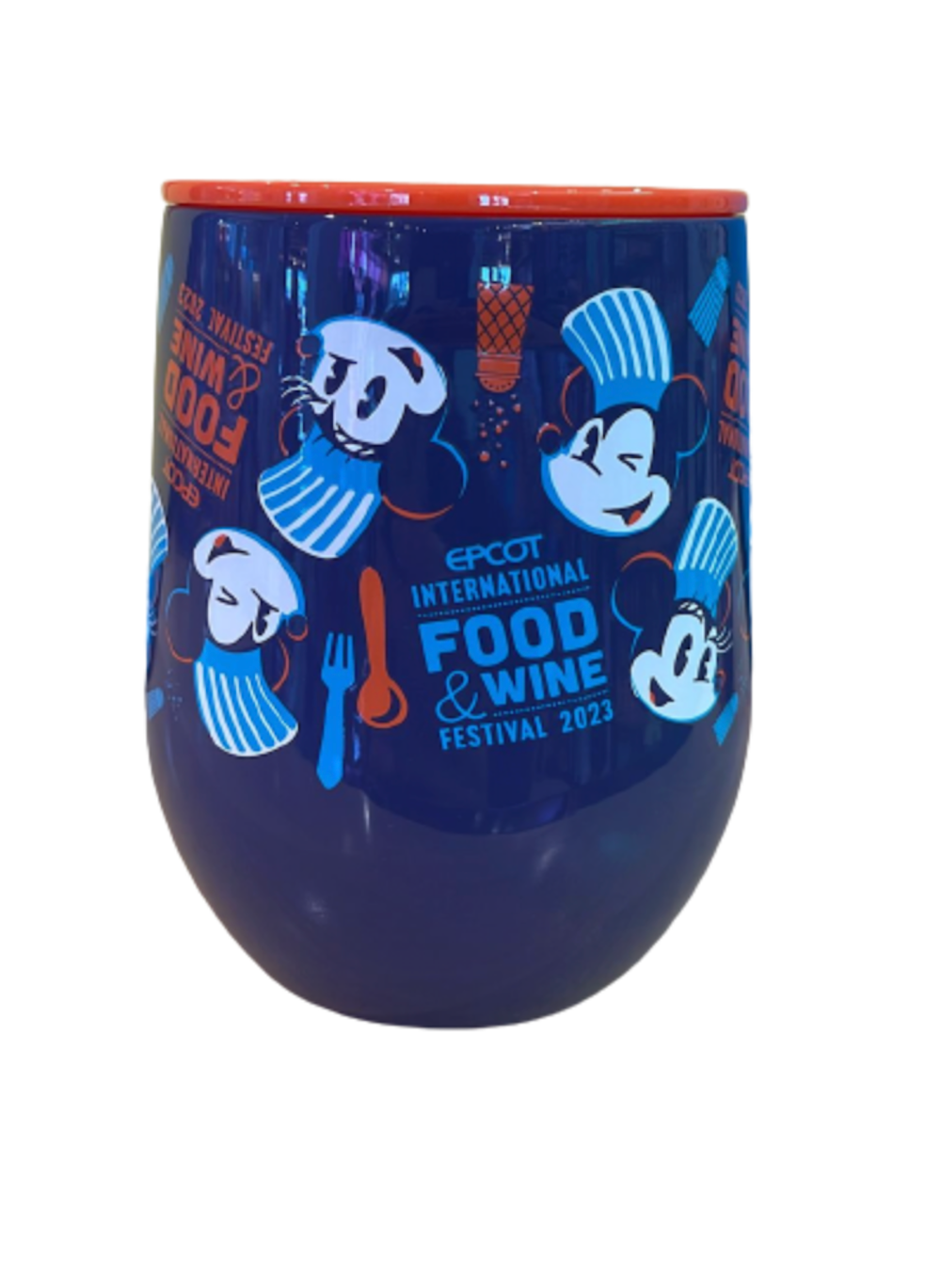 Disney Parks EPCOT Food & Wine 2023 Mickey Minnie Chef Corkcicle Tumbler Cup New