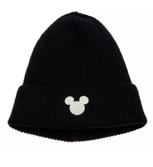 Disney Parks Mickey Icon Knit Beanie for Kids One Size New with Tag