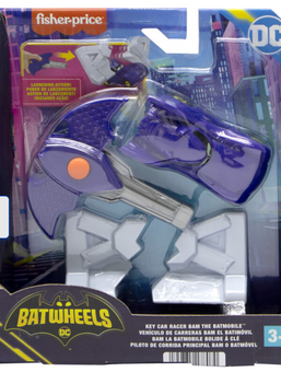 Disney Fisher-Price DC Batwheels 1:55 Scale Bam the Batmobile Car Toy New