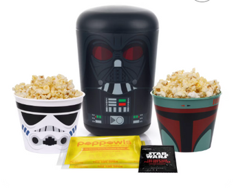 Poppowls Star Wars Darth Vader Microwave Popcorn Kit - 6oz New With Tag