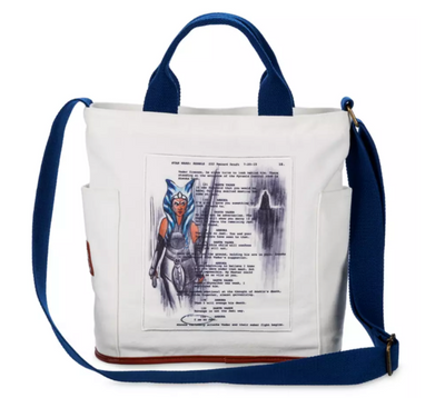 Disney Parks Ahsoka Tano Canvas Tote by Ashley Eckstein Star Wars: Rebels New