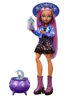 Moonspell Magic by Monster High Layla Stone Fashion Doll, Crystal Witch Toy New