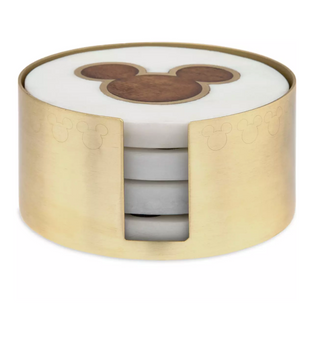 Disney Parks Homestead Mickey Icon Coaster Set of 4 New