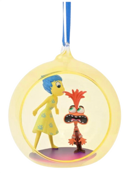 Disney Parks Joy & Anxiety Inside Out Christmas Ornament New With Tag