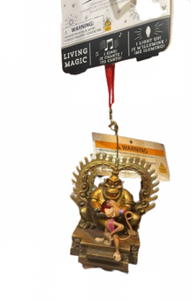 Disney Parks Sketchbook Aladdin Abu Light Up With Sound Christmas Ornament New