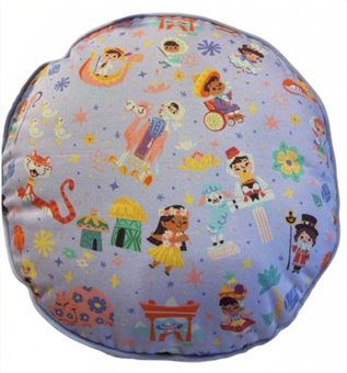 Disney It is a Small World Character Pillow New
