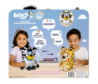 Disney Bluey Siblings Interactive Plush - 2pk Toy New With Tag
