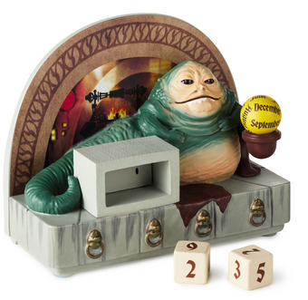 Hallmark Star Wars Jabba the Hutt Perpetual Calendar With Sound New With Tag