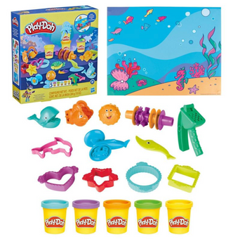 Play-Doh Ocean Friends Toolset Toy New With Box