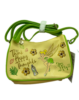 Disney Parks Tinker Bell 3D Think Happy Thoughts You Can Fly Crossbody New Tag