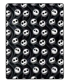 Disney Nightmare Before Christmas Jack Throw Blanket and HD Hugger New with Tag