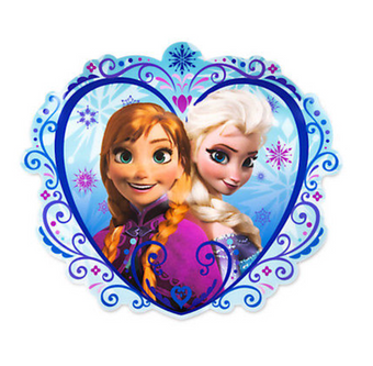 disney store frozen anna and elsa dinnerware meal time magic placemat new