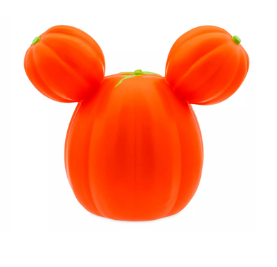 Disney Parks Mickey Large Light-Up Pumpkin Jack-o'-Lantern New With Tag