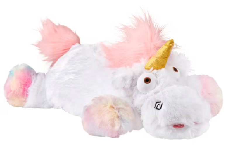 Universal Studios Despicable Me Minion Rainbow Fluffy Unicorn Pillow Plush New