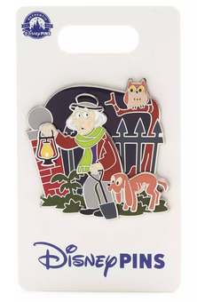 Disney Parks Caretaker and Dog Haunted Mansion Pin New with Card