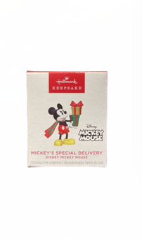 Hallmark 2024 Keepsake Mini Disney Mickey's Special Delivery Ornament New w Box