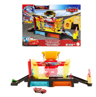 Disney Pixar Cars Race Ready Car Wash Playset Lightning McQueen Toy New With Box