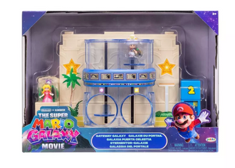 Super Mario Galaxy Movie Gateway Diorama Set Figures Toy New With Tag