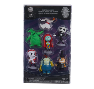 Disney Tim Burton's the Nightmare before Christmas 7pcs Collectible Figure Set