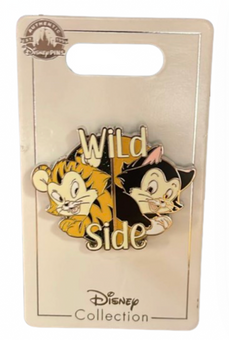 Disney Parks Wild Side Figaro Cats Pin New with Card