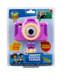 Disney Pixar Toy Story Kids Digital Camera, Snappy Camera with SD Card New W Box