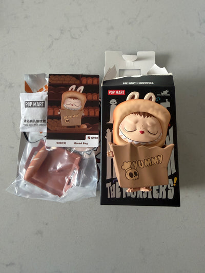 Pop Mart Labubu The Monsters Almost Hidden Bread Bag Figure USA SELLER New