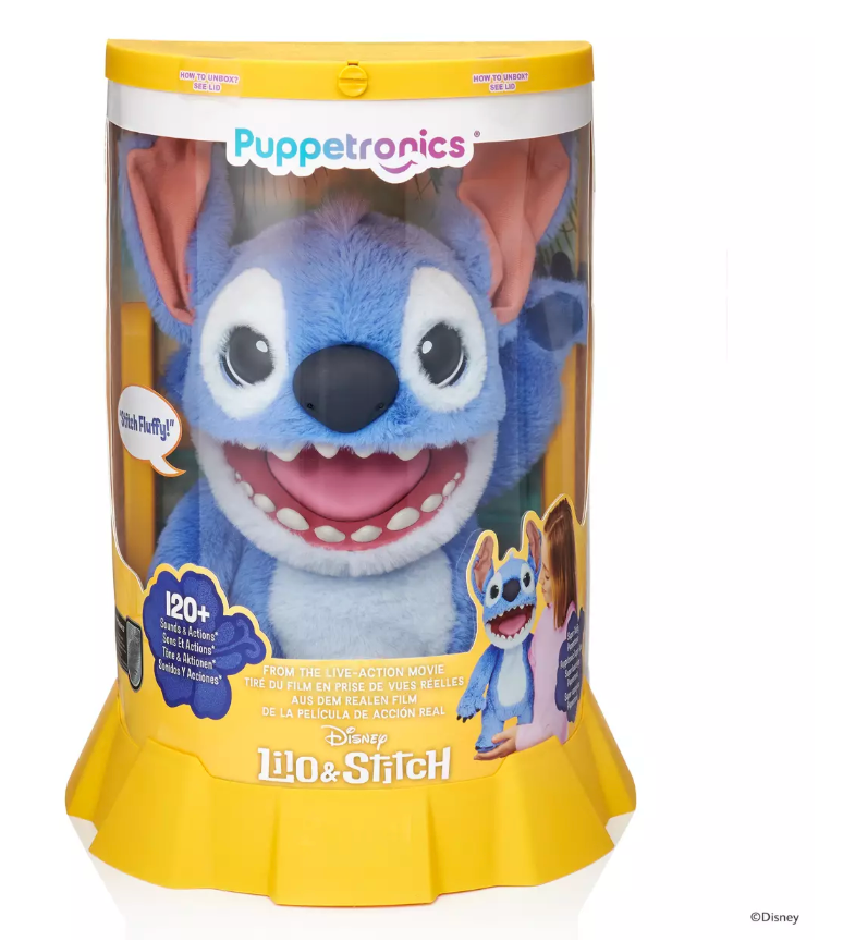 Disney Stitch Puppetronic by RealFX Lilo & Stitch Live Action Film New