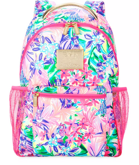 Disney Parks Minnie Mouse and Daisy Duck Backpack by Lilly Pulitzer New With Tag