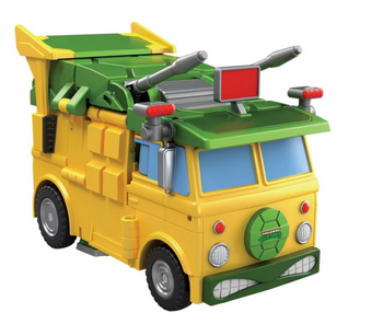 Transformers x Teenage Mutant Ninja Turtles Party Wallop Action Figure Toy New