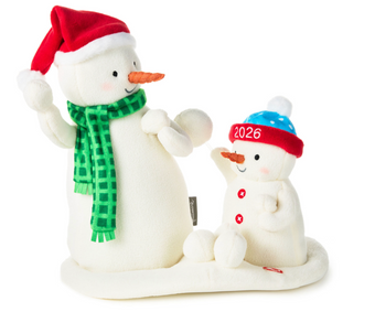 Hallmark Christmas Snowball Fight! Musical Snowmen Plush With Motion New w Tag