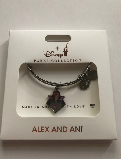 Disney Villains Evil Queen Alex and Ani Black Metal Bracelet New with Box